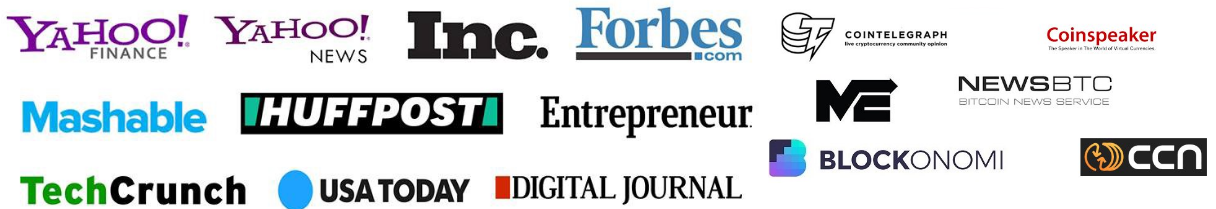 startup, technology, finances & crypto medias outlets outreaching process: forbes, mashable, techcrunch, cointelegraph, newsbtc, ccn, nulltx the merkle, bitcoin.com